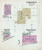 Fontanelle, Herman, Kennard, Arlington, Nebraska State Atlas 1885